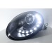 Volkswagen Beetle 06-11 Black Projector Headlamp w LED